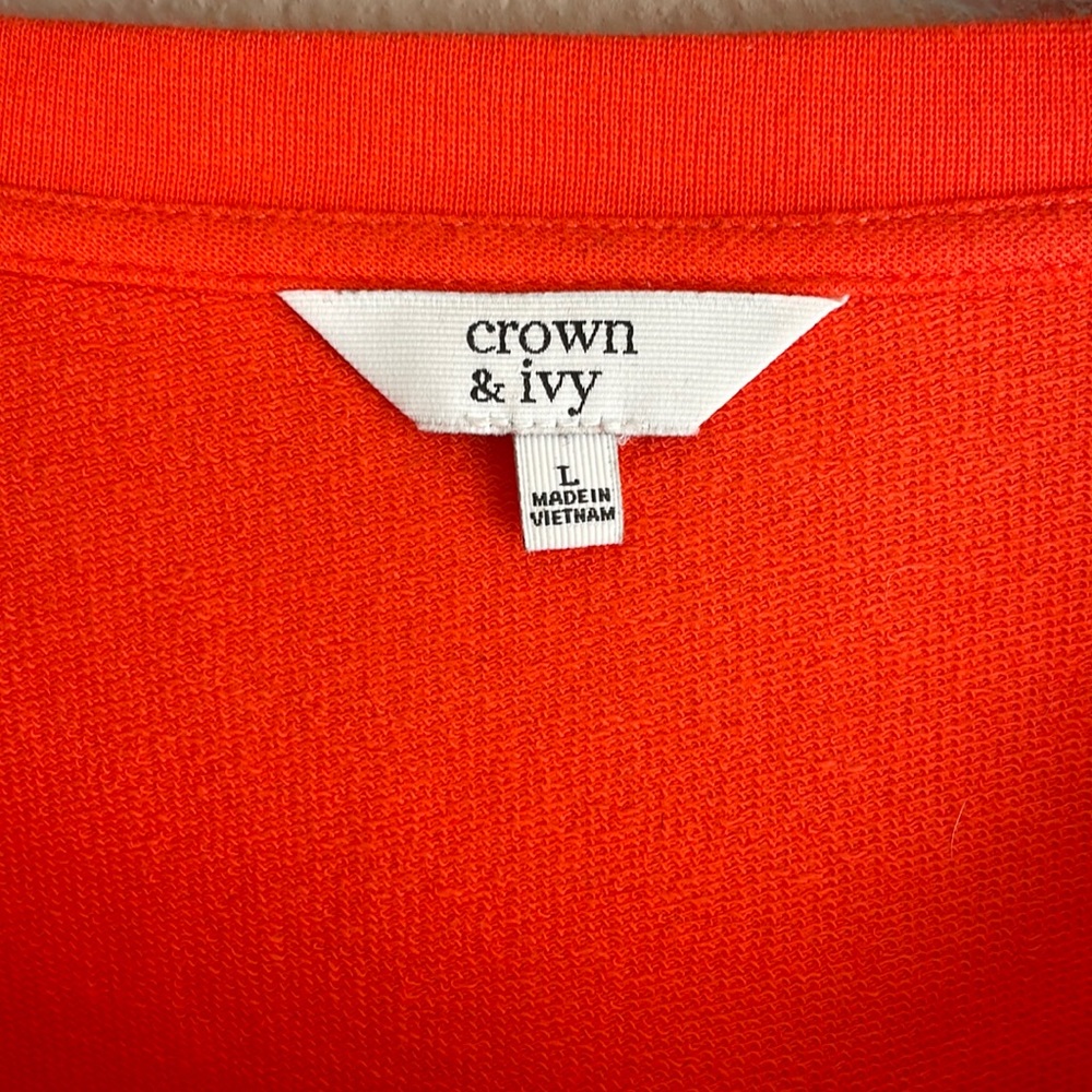 EUC Women’s Crown & Ivy Orange Elephant Tunic - Picture 4 of 4